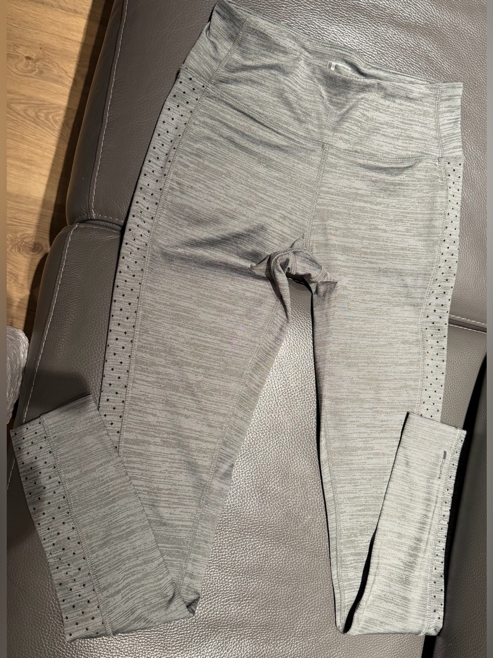 Mondetta Athletic Leggings Small Gray Stretch Gym Workout Women's